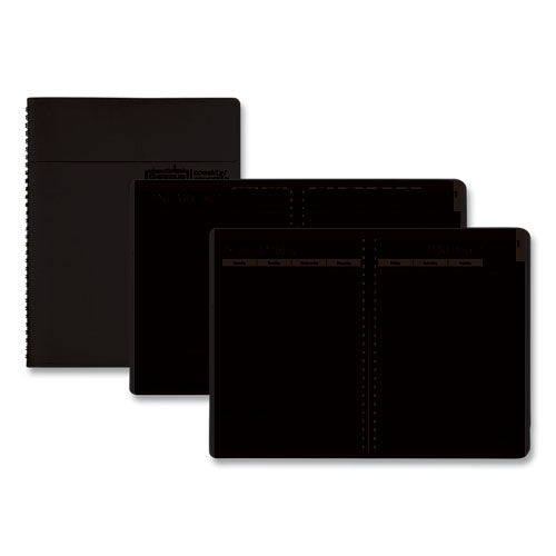 Recycled Monthly Weekly 7 Day Planner, 8.75 X 6.88, Black Cover, 12-month (jan To Dec): 2022