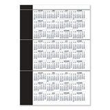 Recycled 24-7 Daily Appointment Book-monthly Planner, 10 X 7, Black, 2021