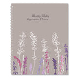 100% Recycled Wild Flower Monthly Weekly Planner, 9 X 7, Wild Flowers, 2021
