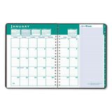 Recycled Express Track Weekly-monthly Appointment Book, 11 X 8.5, Black, 2021-2022