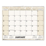 Recycled Monthly Horizontal Wall Calendar, 14.88 X 12, 2021