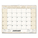 Recycled Monthly Horizontal Wall Calendar, 14.88 X 12, 2021