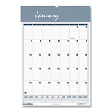 Bar Harbor Wirebound Monthly Wall Calendar, 6 X 7, Blue, 2021