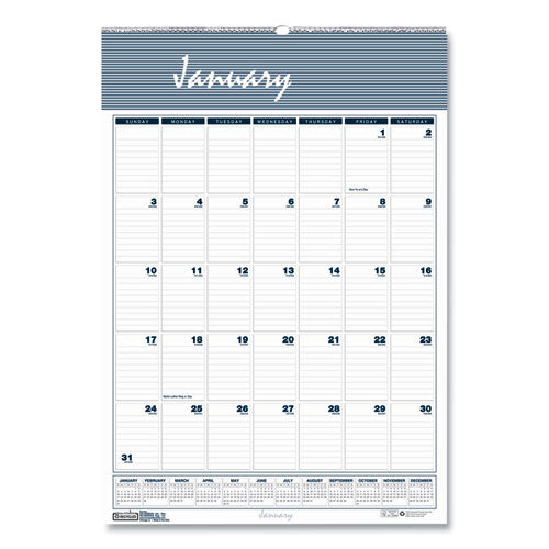 Recycled Bar Harbor Wirebound Monthly Wall Calendar, 8.5 X 11, 2021