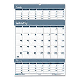 Recycled Bar Harbor Three-months-per-page Wall Calendar, 12 X 17, 2020-2022