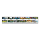 Recycled Scenic Landscapes Three-month-page Wall Calendar, 12.25 X 26, 2020-2022