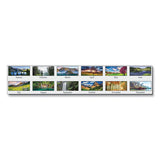 Recycled Scenic Photos Desk Tent Monthly Calendar, 8.5 X 4.5, 2021