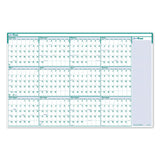 Recycled Express Track Reversible-erasable Yearly Wall Calendar, 24 X 37, 2021