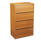 10500 Series Four-drawer Lateral File, 36w X 20d X 59.13h, Harvest