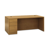 10500 Series "l" Single Pedestal Desk, Right Full-height Ped, 72w X 36d X 29.5h, Mahogany