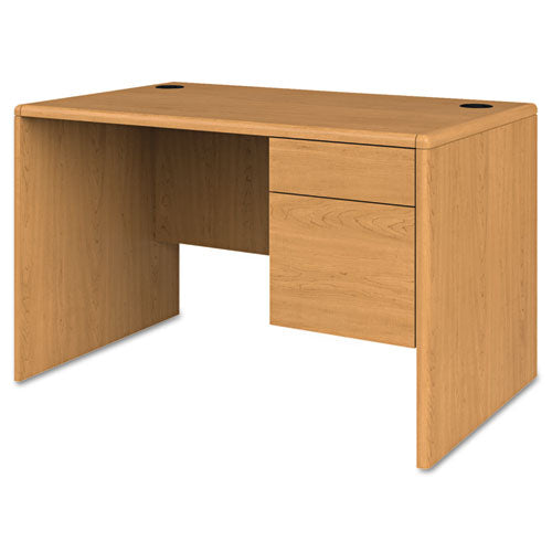 10700 Series Single 3-4 Right Pedestal Desk, 48w X 30d X 29.5h, Harvest