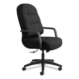 Pillow-soft 2090 Series Executive High-back Swivel-tilt Chair, Supports Up To 300 Lbs., Black Seat-black Back, Black Base