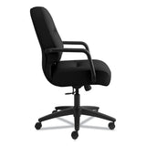 Pillow-soft 2090 Series Managerial Mid-back Swivel-tilt Chair, Supports Up To 300 Lbs., Black Seat-black Back, Black Base