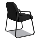 Pillow-soft 2090 Series Guest Arm Chair, 23.25" X 28" X 36", Black Seat-black Back, Black Base