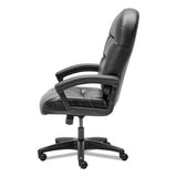 Pillow-soft 2090 Series Executive High-back Swivel-tilt Chair, Supports Up To 250 Lbs., Black Seat-black Back, Black Base