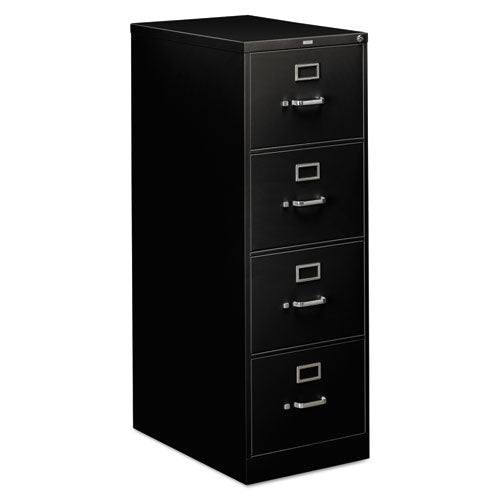 310 Series Four-drawer Full-suspension File, Legal, 18.25w X 26.5d X 52h, Black