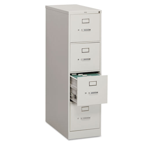 310 Series Four-drawer Full-suspension File, Letter, 15w X 26.5d X 52h, Light Gray