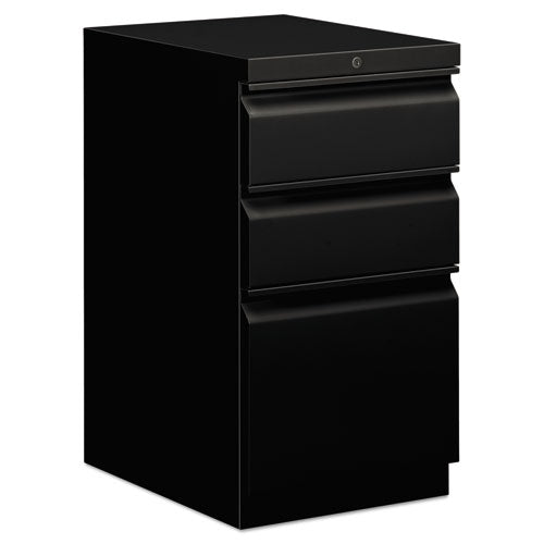 Efficiencies Mobile Box-box-file Pedestal, 15w X 19.88d X 28h, Black