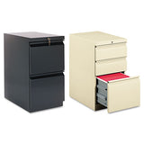 Efficiencies Mobile Box-box-file Pedestal, 15w X 19.88d X 28h, Light Gray