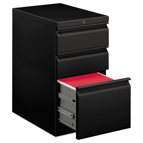 Efficiencies Mobile Box-box-file Pedestal, 15w X 22.88d X 28h, Black