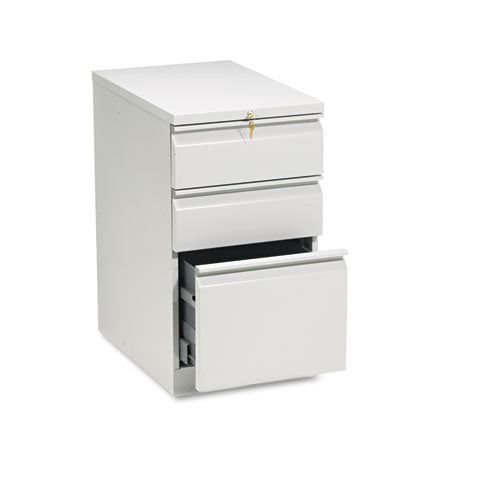 Efficiencies Mobile Box-box-file Pedestal, 15w X 22.88d X 28h, Light Gray