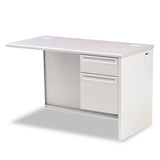38000 Series Return Pedestal, Box-file, 26.38wx50.38dx31.38h, Right,silver-lt Gy