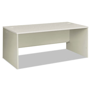 38000 Series Desk Shell, 72w X 36d X 30h, Silver Mesh-light Gray