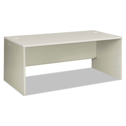 38000 Series Desk Shell, 72w X 36d X 30h, Silver Mesh-light Gray