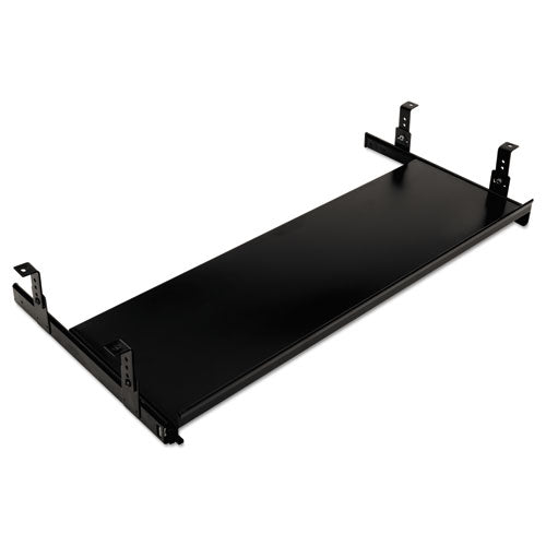 Oversized Keyboard Platform-mouse Tray, 30w X 10d, Black