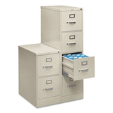 510 Series Four-drawer Full-suspension File, Legal, 18.25w X 25d X 52h, Putty