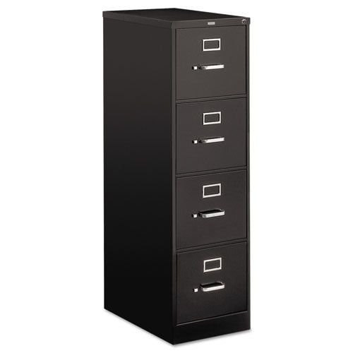 510 Series Four-drawer Full-suspension File, Letter, 15w X 25d X 52h, Black