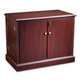94000 Series Storage Cabinet, 37-1-2w X 20-1-2d X 29-1-2h, Mahogany