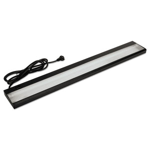 Task Light For Stack-on Storage Unit, 34.63"w X 3.69"d X 1.13"h, Black