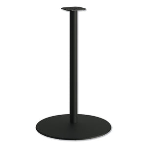 Between Round Disc Base For 42" Table Tops, 40.79" High, Black Mica