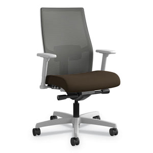 Ignition 2.0 4-way Stretch Low-back Mesh Task Chair, Supports Up To 300 Lb, Frost Seat, Charcoal Back, Titanium Base