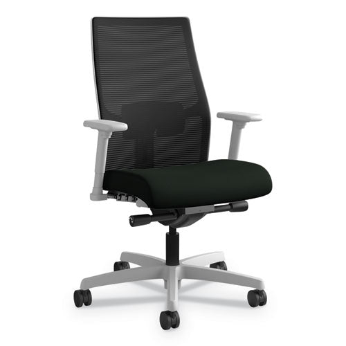 Ignition 2.0 4-way Stretch Mid-back Mesh Task Chair, Supports 300 Lb, 17