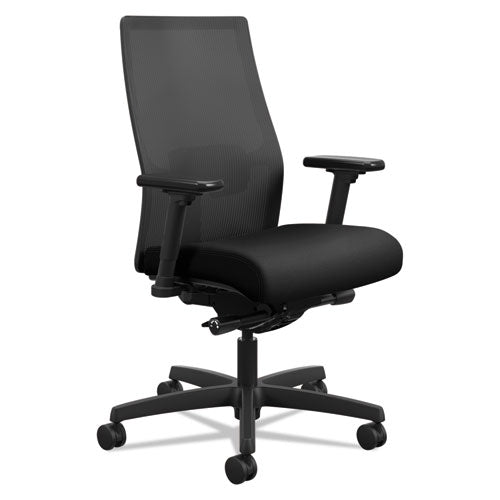 Ignition 2.0 4-way Stretch Mid-back Mesh Task Chair, Supports Up To 300 Lb, 17