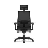 Ignition 2.0 4-way Stretch Mesh Back And Seat Task Chair, Supports Up To 300 Lb, 17" To 21" Seat, Black Seat, Black Base