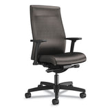 Ignition 2.0 Upholstered Mid-back Task Chair With Lumbar, Supports Up To 300 Lbs., Black Seat, Black Back, Black Base