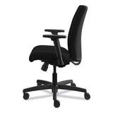 Ignition Series Fabric Low-back Task Chair, Supports Up To 300 Lbs., Black Seat-black Back, Black Base