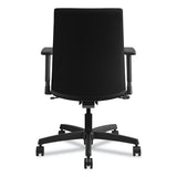 Ignition Series Fabric Low-back Task Chair, Supports Up To 300 Lbs., Black Seat-black Back, Black Base