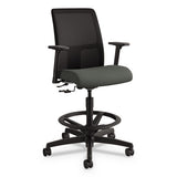 Ignition Series Low-back Task Stool, 33" Seat Height, Supports Up To 300 Lbs, Black Seat-black Back, Black Base