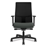 Ignition Series Mesh Mid-back Work Chair, Supports Up To 300 Lbs., Iron Ore Seat-black Back, Black Base