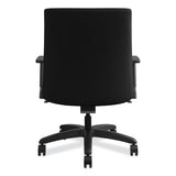 Ignition Series Big And Tall Mid-back Work Chair, Supports Up To 450 Lbs., Black Seat-black Back, Black Base
