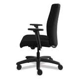 Ignition Series Big And Tall Mid-back Work Chair, Supports Up To 450 Lbs., Black Seat-black Back, Black Base