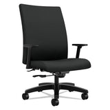 Ignition Series Big And Tall Mid-back Work Chair, Supports Up To 450 Lbs., Black Seat-black Back, Black Base