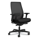 Endorse Mesh Mid-back Work Chair, Supports Up To 300 Lbs., Black Seat-black Back, Black Base
