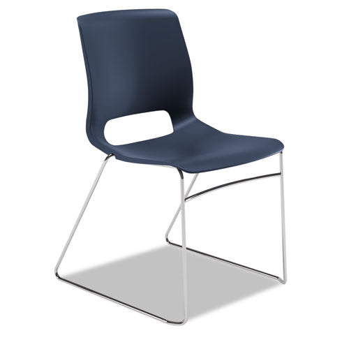 Motivate High-density Stacking Chair, Supports 300 Lb, 17.75
