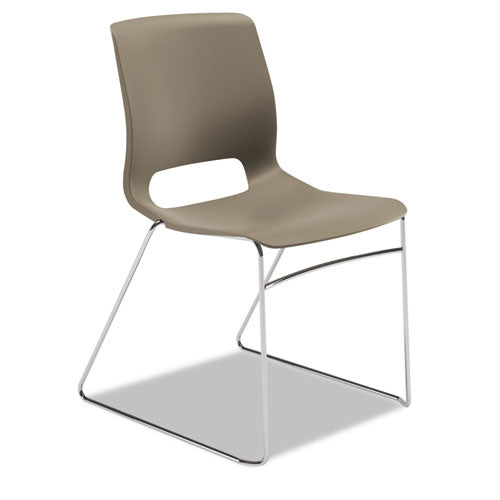 Motivate High-density Stacking Chair, Shadow Seat-shadow Back, Chrome Base, 4-carton