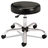 Adjustable Task-lab Stool Without Back, 22" Seat Height, Supports Up To 250 Lbs., Black Seat, Steel Base